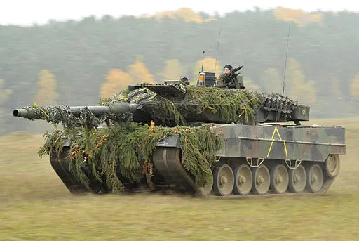 German Army Leopard 2A6 tank in Oct. 2012