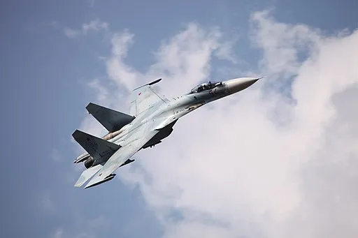 Su-27SM3 flight, Celebration of the 100th anniversary of Russian Air Force